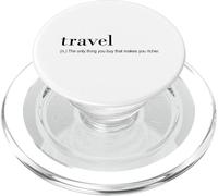 Voyagez la Seule Chose Que Vous Achetez Qui Vous Rend Plus Riche PopSockets PopGrip pour MagSafe