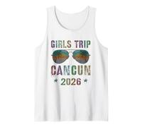 Voyagez pour Filles impertinentes Cancun 2026 Mode vol Vacances Débardeur