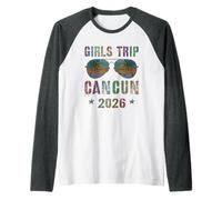 Voyagez pour Filles impertinentes Cancun 2026 Mode vol Vacances Manche Raglan