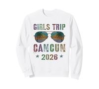 Voyagez pour Filles impertinentes Cancun 2026 Mode vol Vacances Sweatshirt