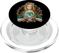 Voyant Boule de Cristal Médium Sorcière Effrayant Mystique PopSockets PopGrip pour MagSafe