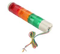 Voyant d'avertissement à LED, voyant à LED AC 220V 3 couches, tour de signal lumineux industriel, pour extérieur, machine-outil, chantier de construction, etc.