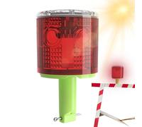 Voyant d'avertissement solaire, lumière stroboscopique solaire,Lumière de sécurité clignotante | Lampe d'avertissement LED très brillante, balise marine étanche pour quai de construction, usine