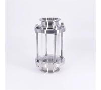 Voyant de débit sanitaire en acier inoxydable SUS 304, diamètre extérieur du tuyau : 51 mm (2" Tri Clamp x 45/51 mm)(45mm)