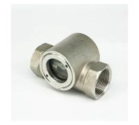 voyant de niveau de liquide, Indicateur de débit for fenêtre en acier inoxydable SS304, 1-1/4" BSPP femelle, avec turbine, 2,5 Mpa