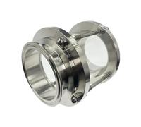 voyant de niveau de liquide, Voyant de débit à trois pinces 3,5 pouces, dioptrie, for tuyau 89 mm diamètre extérieur, raccord en acier inoxydable SUS 304