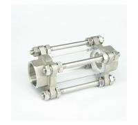 voyant de niveau de liquide, Voyant de débit dioptrique en acier inoxydable SUS304 femelle BSPT 1-1/2" 85 PSI