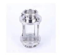 voyant de niveau de liquide, Voyant de débit en acier inoxydable SUS 304, 2" Tri Clamp x 45 mm, diamètre extérieur tuyau 1-3/4", for brassage maison