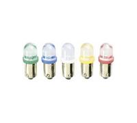 Voyant de signalisation LED BA9S vert 12 V/DC, 12 V/AC 59091213