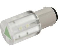 Voyant de signalisation LED Culot: BA15d CML 18561231 vert 230 V/AC 280 mcd