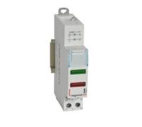 Voyant double LED vert et rouge 12V~ à 48V~ - 1 module