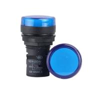 Voyant indicateur ND16-22DS AC/DC 6V 12V 24V 36V 48V 110V 220V 380V LED (AD16-22DS)(Red,AC DC 24V)