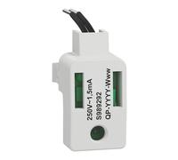 Voyant LED Vert 1,5mA 250V 2 câbles 0,25mm² localisation ou temoin Schneider Electric Odace