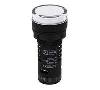 Voyant lumineux complet avec circuit de test LED RS PRO Blanc 24 V (c.a./c.c.), Ø découpe 22mm, IP65