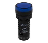 Voyant lumineux complet avec circuit de test LED RS PRO Bleu 230 V c.a., Ø découpe 22mm, IP65