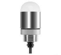 Voyant lumineux hémisphérique LED tricolore étanche 24 V pour équipements d'automatisation et applications de machines-outils (30 mm)