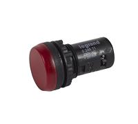 Voyant monobloc avec LED intégrée - rouge - 230V