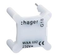 Voyant pour interrupteur gallery 230V blanc (WXA692) blanc