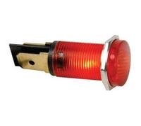 Seder 142989 14 mm rond LED Indicateur de puissance, 220 V, Rouge
