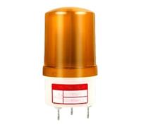 Voyant Rotatif Industriel À LED, Feu de Signalisation Rotatif Électrique D'urgence 12 V 24 V, 110 V 220 V, Rouge, Avec Buzzer/silencieux, Bleu, Vert, Jaune(Yellow With Sound,24V)