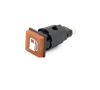 Voyant témoin lumineux réserve carburant carré jaune - Ø20 mm