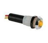 Voyant - Velleman - led jaune 24V - boitier chrome G