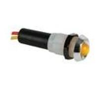 Voyant - Velleman - led jaune 5V - boitier chrome G