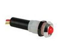 Perel Tools Lampe de signalisation LED 12 VCFR – 12 VDC, ABS chromé, rouge clignotant 124009