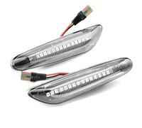 Voyants Lumineux Pour BMW E90 E91 E92 E93 E60 E87 E82 E46 LED Feux Position Latéraux Dynamiques Clignotants Indicateur Séquentiel Voiture Clignotant Lampe Clignotant Voiture À Led(Socket 1 white)