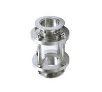 Voyants sous vide KF16/KF25/KF40/KF50 - Fenêtre d'observation 30/40 mm, acier inoxydable SS304/316L, bride Tri-Clamp for la surveillance des pipelines(SUS316L,KF25)