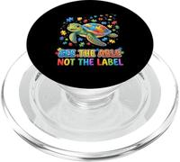 Voyez l'étiquette de Sensibilisation à l'Autisme et à la Tortue PopSockets PopGrip pour MagSafe