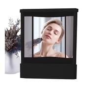 Voyez véritablement, miroir non inversé - Affichage de réflexion authentique | Véritable miroir en véritable miroir pour la connaissance de soi, une apparence confiante en vidéo