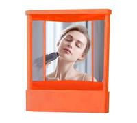 Voyez véritablement, miroir non inversé - Affichage de réflexion authentique | Véritable miroir en véritable miroir pour la connaissance de soi, une apparence confiante en vidéo