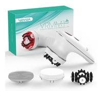 VOYOR Appareil de Massage Anti Cellulite Electrique Massage Cellulite Masseur pour Tete Dos Pied Visage Cervicale avec 3 Têtes Muti-fonctionnelles Brosse Nettoyante Visage Étanche VRMM1