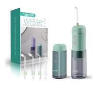 VOYOR-HEALTH Hydropulseur Jet Dentaire Électrique Portable, Hydropulseurs et Irrigateurs Mini Sans Fil, IPX7 Étanche et 3 Modes, Irrigateur Oral Professionnel pour Voyage et Domestique,WF510 (Vert)