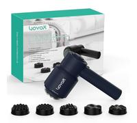 VOYOR-HEALTH Masseur Anti Cellulite, Ventre, Cuisses, Fesses Massage Cellulite, Masseur Électrique de Relaxation Musculaire avec 5 Têtes Multifonctions, Transportable et Rechargeable CM410 (Bleu)