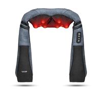 VOYOR-HEALTH Masseur Cervical Chauffant, Masseur Dos Électrique pour le Cou et les Épaule pour Shiatsu Massage et Relaxation, Soulager les Douleurs Musculaires des Tout le Corps (Noir Foncé)