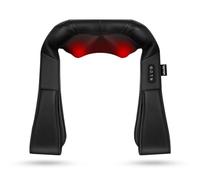 VOYOR-HEALTH Masseur Cervical Chauffant, Masseur Dos Électrique pour le Cou et les Épaule pour Shiatsu Massage et Relaxation, Soulager les Douleurs Musculaires des Tout le Corps (Noir Foncé)