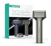 VOYOR Rasoir Electriques Hommes 3-En-1 Rasoir Barbe Homme Rechargeable Tête Flottante Fil Rasoir Homme Electrique Avec Serrure De Voyage Durabilité De La Batterie Humide Et Sec Sûr Shaver TX310 (Gris)