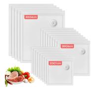 VOYOR Sacs Alimentaires Sous Vide Améliorés VS212 (21 PCS, 3 tailles) - Pour Machine Sous Vide Alimentaire Portable