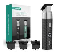 VOYOR Tondeuse Corps Homme,Rasoir Corps Pour Aisselles,Visage,Maillot,Poils,Tondeuse Intime Homme,Rechargeable Par Usb,Tondeuse Partie Intime Étanche (Noir)