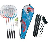 Voyou Talbot Torro 4-fighter ensemble de badminton 3x balles, filet + poteaux, housse 449416