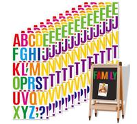 Voyyphixa 36 Feuilles Grandes Lettres Autocollantes 10 CM Lettres Adhésives Autocollants Letter Stickers Vinyle Adhesive Autocollantes Tableaux d'Affichage mur Boîte aux Lettres Fenêtre Porte