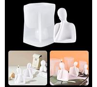 Voyyphixa 3D Moule Bougie Corps Moulle Silicone Resine Epoxy Bougies Moule Resine Sculpture Corporel pour Fabrication Personnage Aromathérapie Savon Plâtre Glaçons Statue Main Décor (Bougie C)