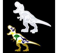 Voyyphixa Moule Animal Moulle Silicone Resine Epoxy, Moule Resine Dinosaure Tyrannosaure Rex, Silicone Moulage Pour Sous-Verres, Pendentif Ornements de Bureau Artisanat