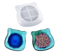 Voyyphixa Moule Plateau Silicone Résine Époxy Resin Tray Mold Moulage Boite a Bijoux Moule Résine pour DIY Assiette De Fruits Stockage de Bijoux Boite de Bonbons Rangement (Plateau de fruits)