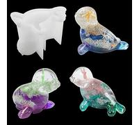 Voyyphixa Moule Resine Epoxy Phoque, Moule Résine Animaux 3D Moules en Silicone pour Couler la Résine pour la Fabrication de Porte-clés Pendentifs Bijoux Décorations la Maison (Seal)