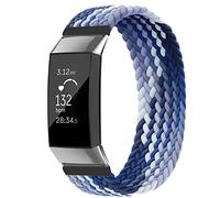 Vozehui Bracelets Compatibles avec Fitbit Charge 3/Fitbit Charge 4 Bracelet, Elastiques Respirants doux Sport Bracelets de Montre de Remplacement, Bracelet Tissé en Nylon pour Fitbit Charge 3/4