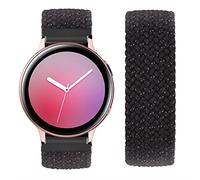 Vozehui Bracelets Élastiques 20mm Compatibles pour Samsung Galaxy Watch 4 Classic/Active 2/3 41mm/42mm et Garmin Forerunner 245 - Bracelet en Nylon Tressé pour Boucle de Sport