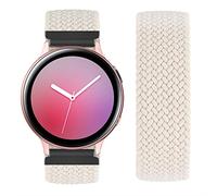 Vozehui Bracelets élastiques 20mm Compatibles pour Samsung Galaxy Watch 4 Classic/Active 2/Galaxy Watch 3 41 mm/Galaxy Watch 42 mm/Garmin Forerunner 245 Bracelet en Nylon Tressé pour Boucle de Sport
